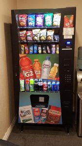 Vending machines which are maintenance free and easy to maintain