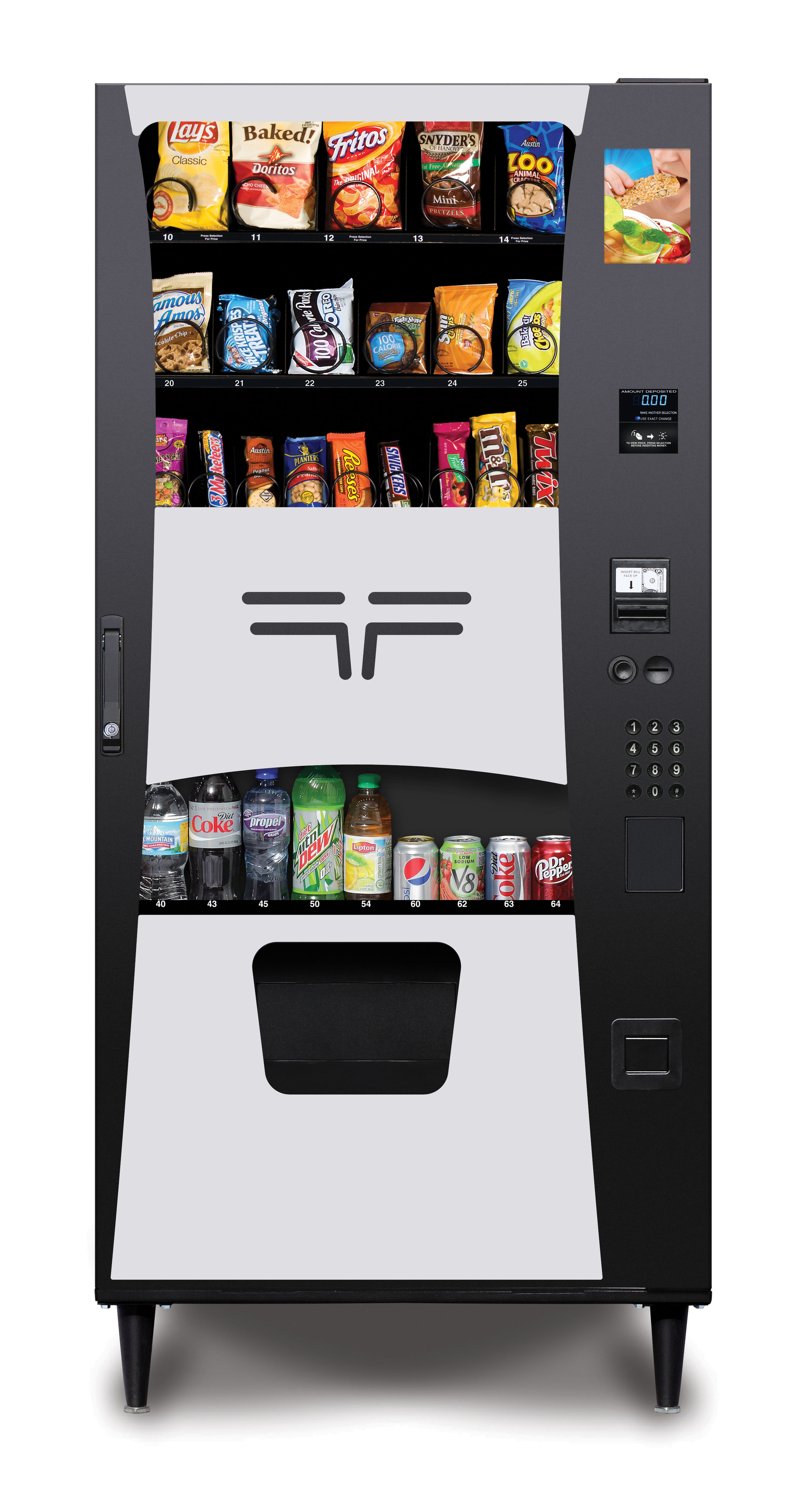 The 29 Selection Combo Vending Machine is the perfect vending machine for any location.