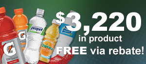 Free rebate of $3,220 worth of vending machine products