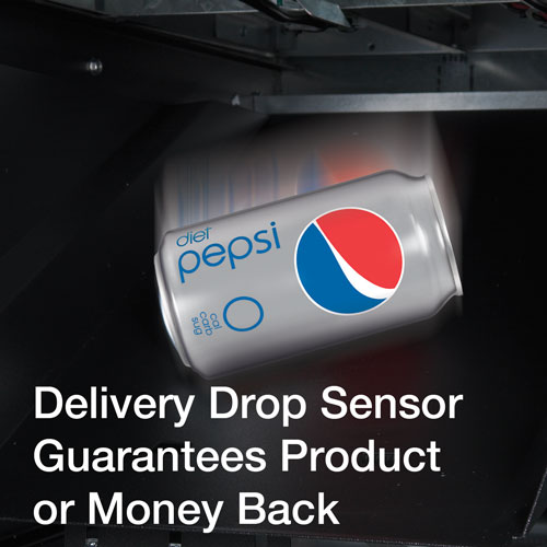 Diet Pepsi utilizing the iVend Guaranteed Delivery System, so customers receive their product or receive their money back.