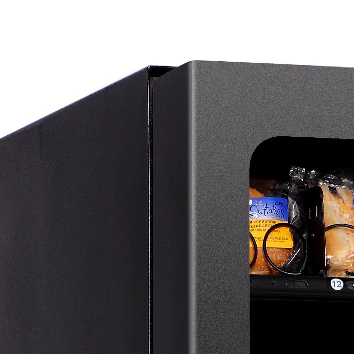 Frozen vending machine from Selectivend that features a secure door in cabinet design.