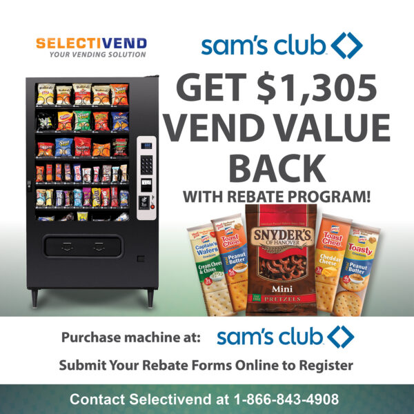 SEL40 Selection Snack Vending Machine